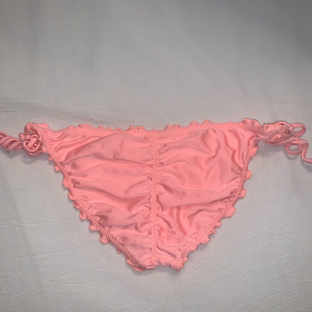 Luli Fama wavey ruched full cov bottom Sz M 🍑